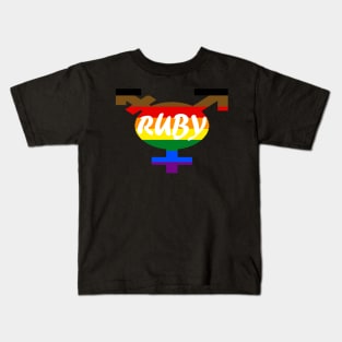 Ruby Pride Logo Kids T-Shirt